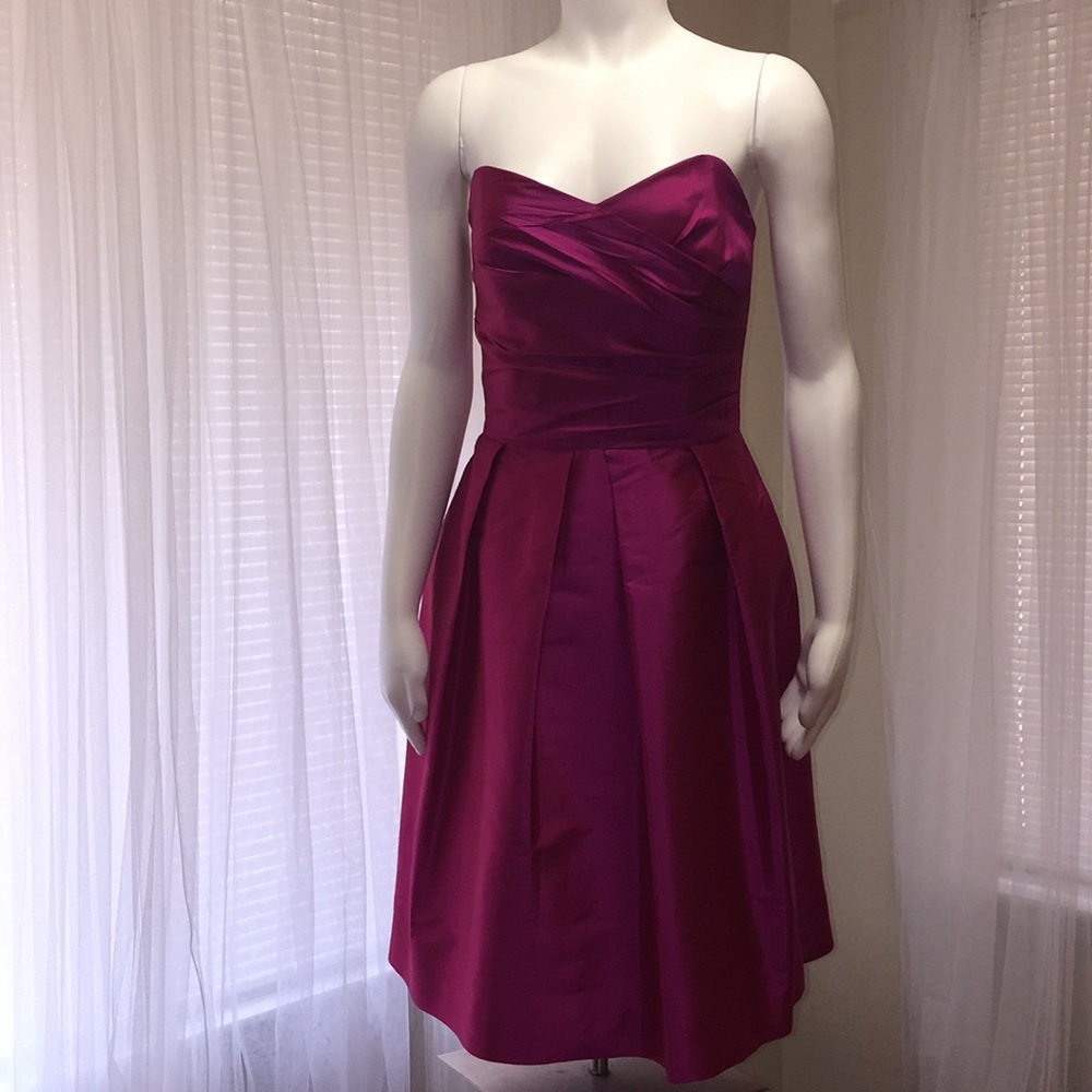 Alfred Sung Strapless Cocktail Dress Size 12SP